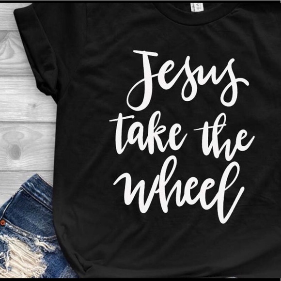Gildan Tops - Jesus take the wheel T-shirt’s